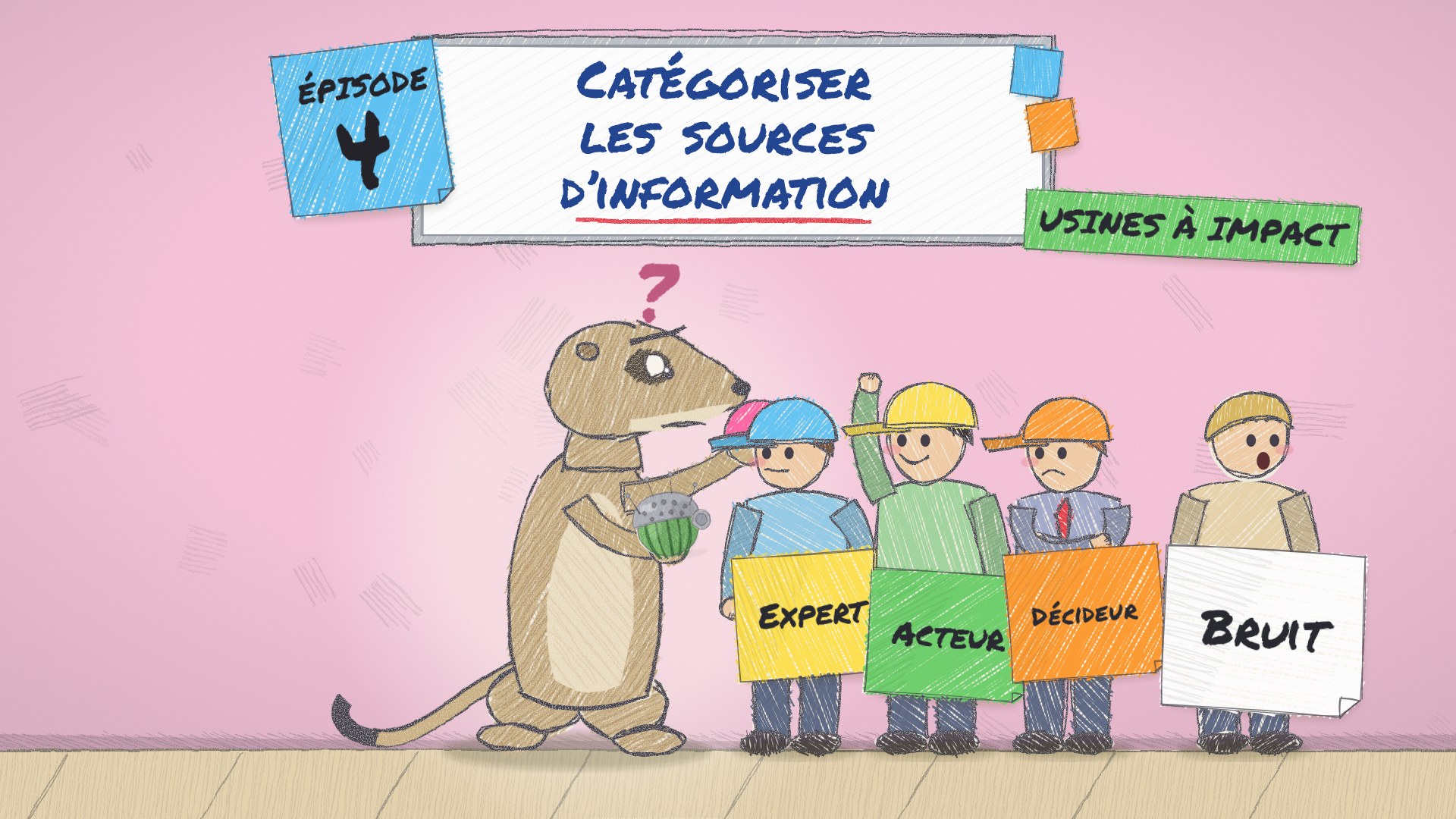 Usines à Impact, épisode 4 : Catégoriser les sources d’information